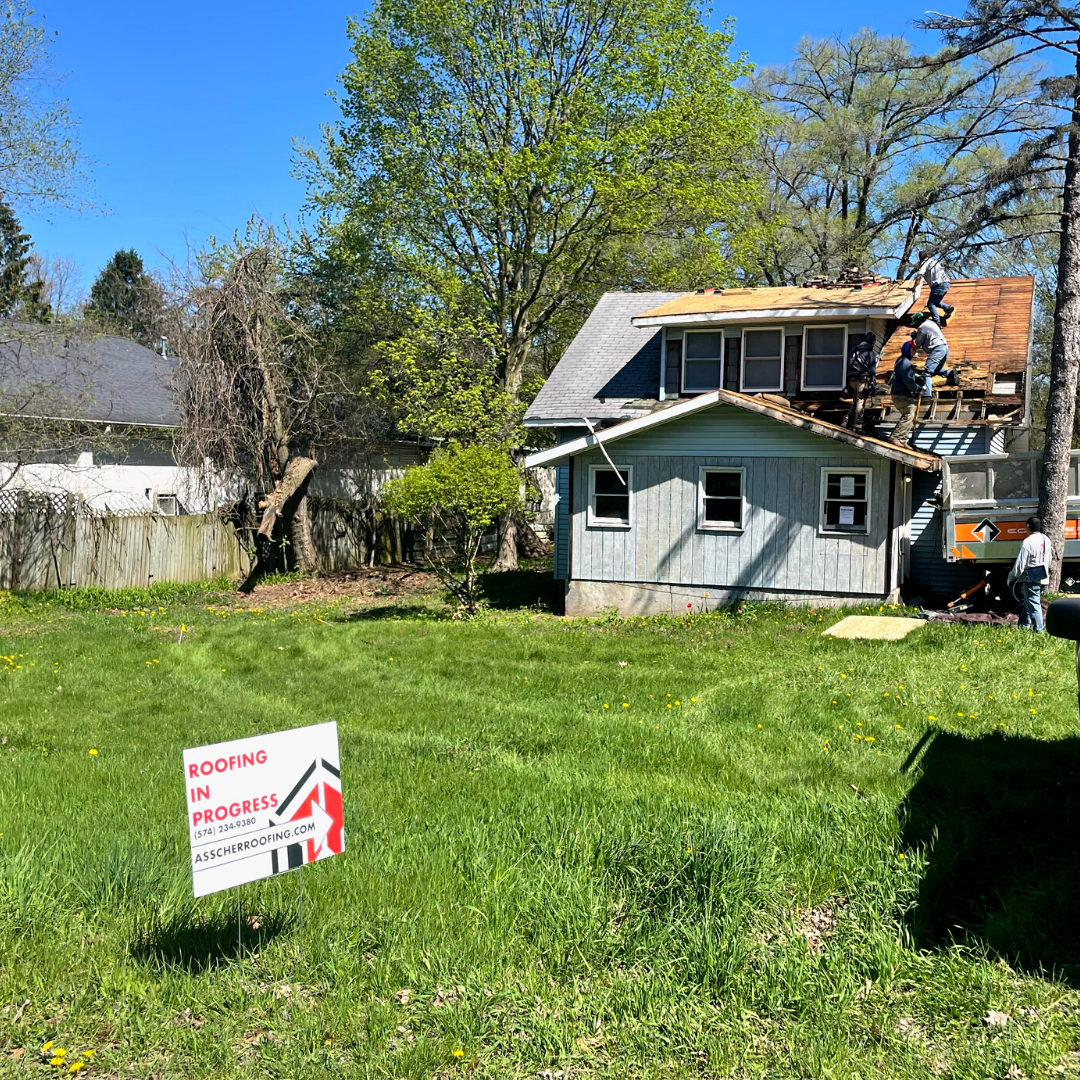 Residential roof replacement